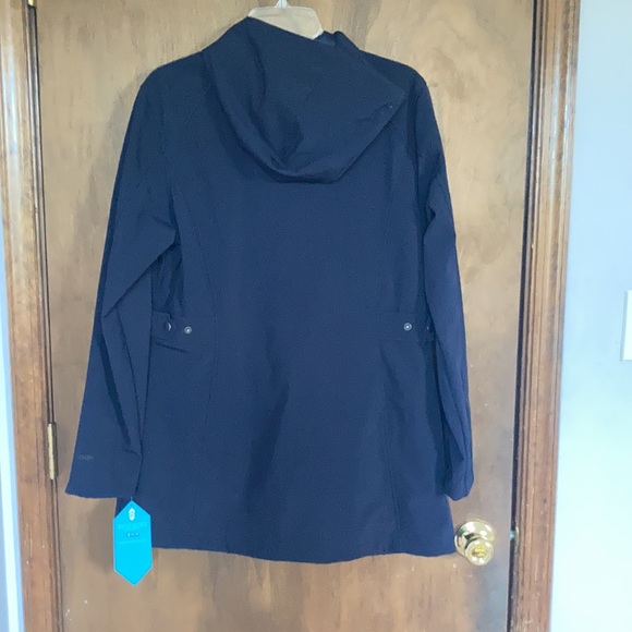 Relist12/9 Free Country soft shell coat w hood faux fur lining water resistant L - Picture 9 of 17